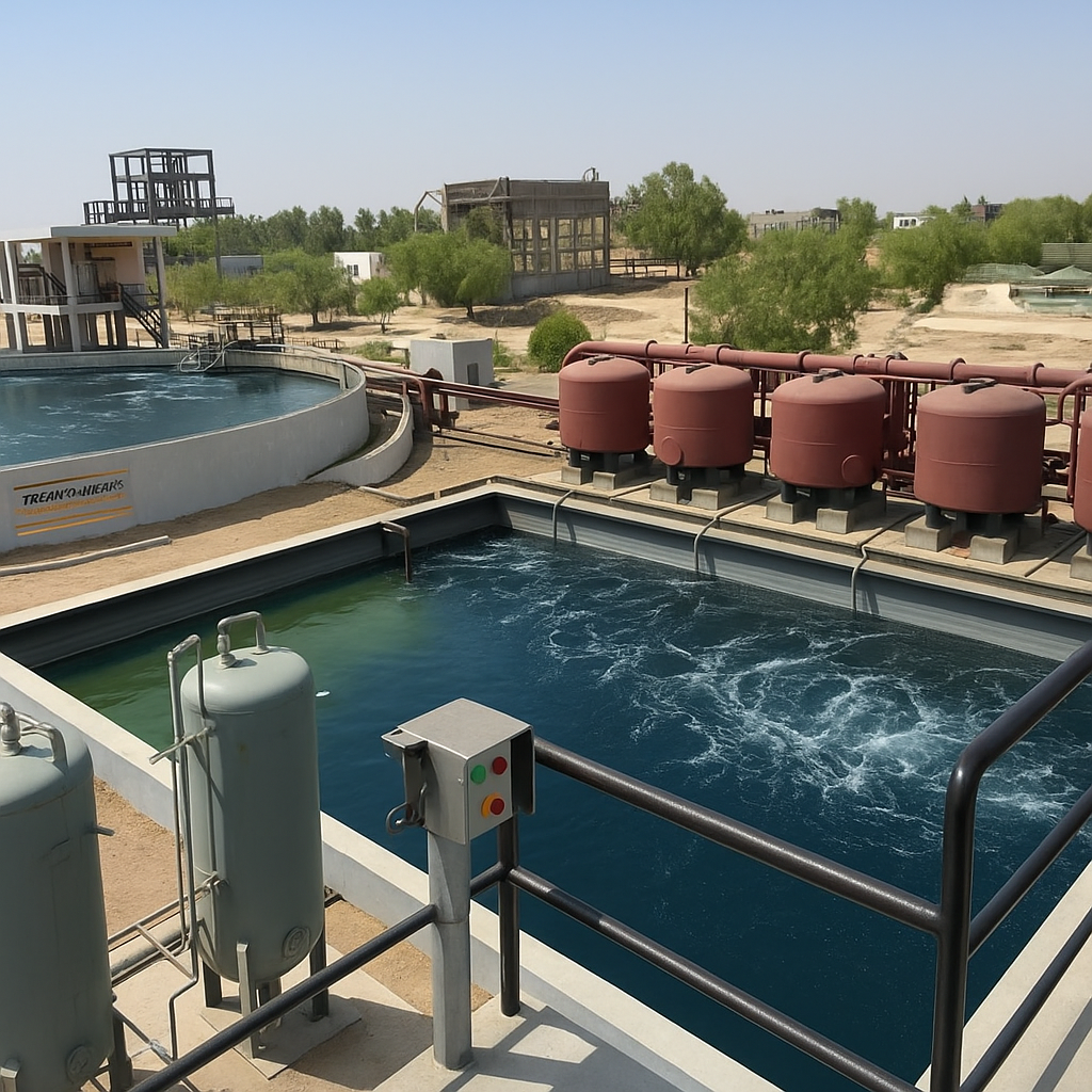 WTP & STP Plant Erection Work Gallery