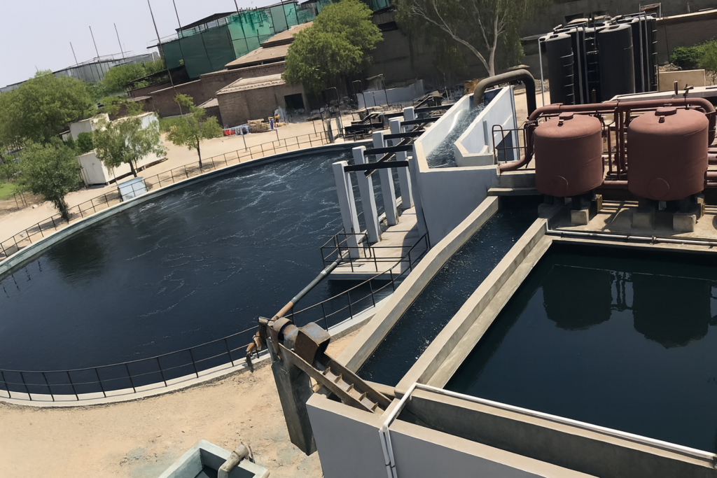 WTP & STP Plant Erection Work Gallery