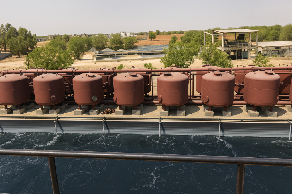 WTP & STP Plant Erection Work Gallery